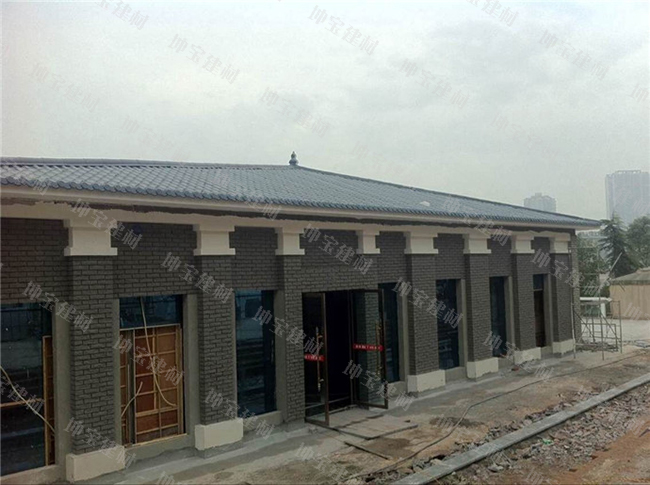 树脂瓦案例:广安市滨江路风貌改造工程